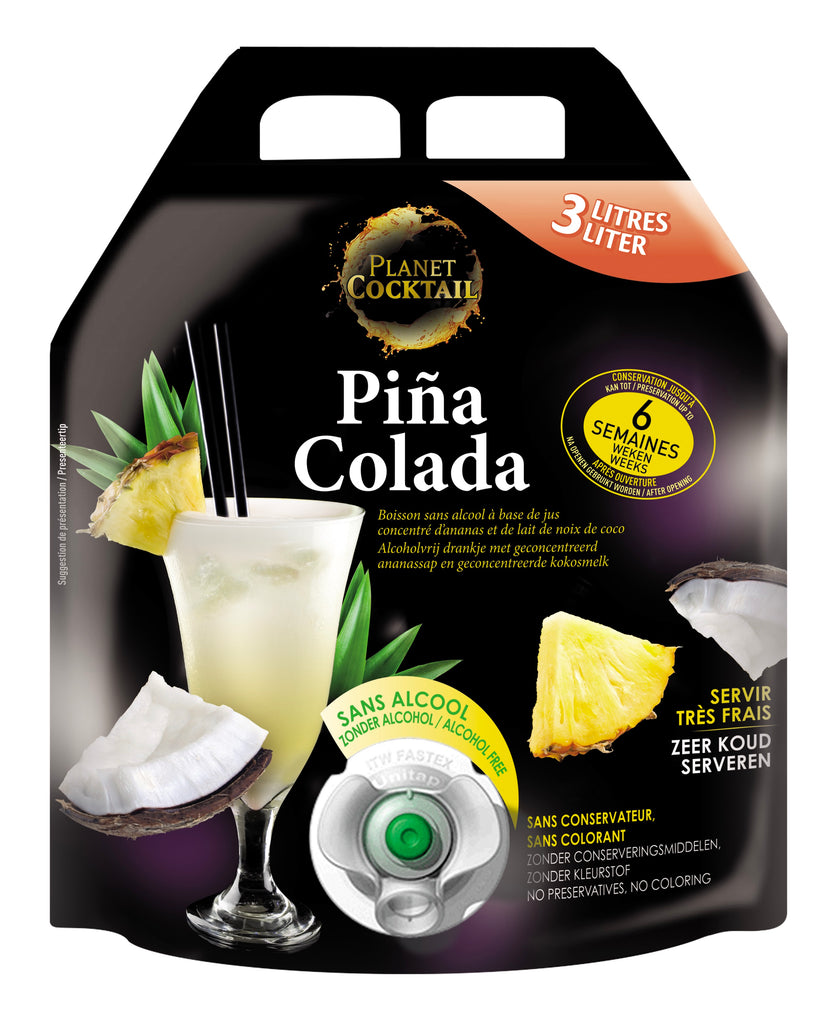 Fast alles was man für einen Pina Colada braucht. Pur oder mit weißem Rum genossen und gekauft im Rebenzeit-Shop