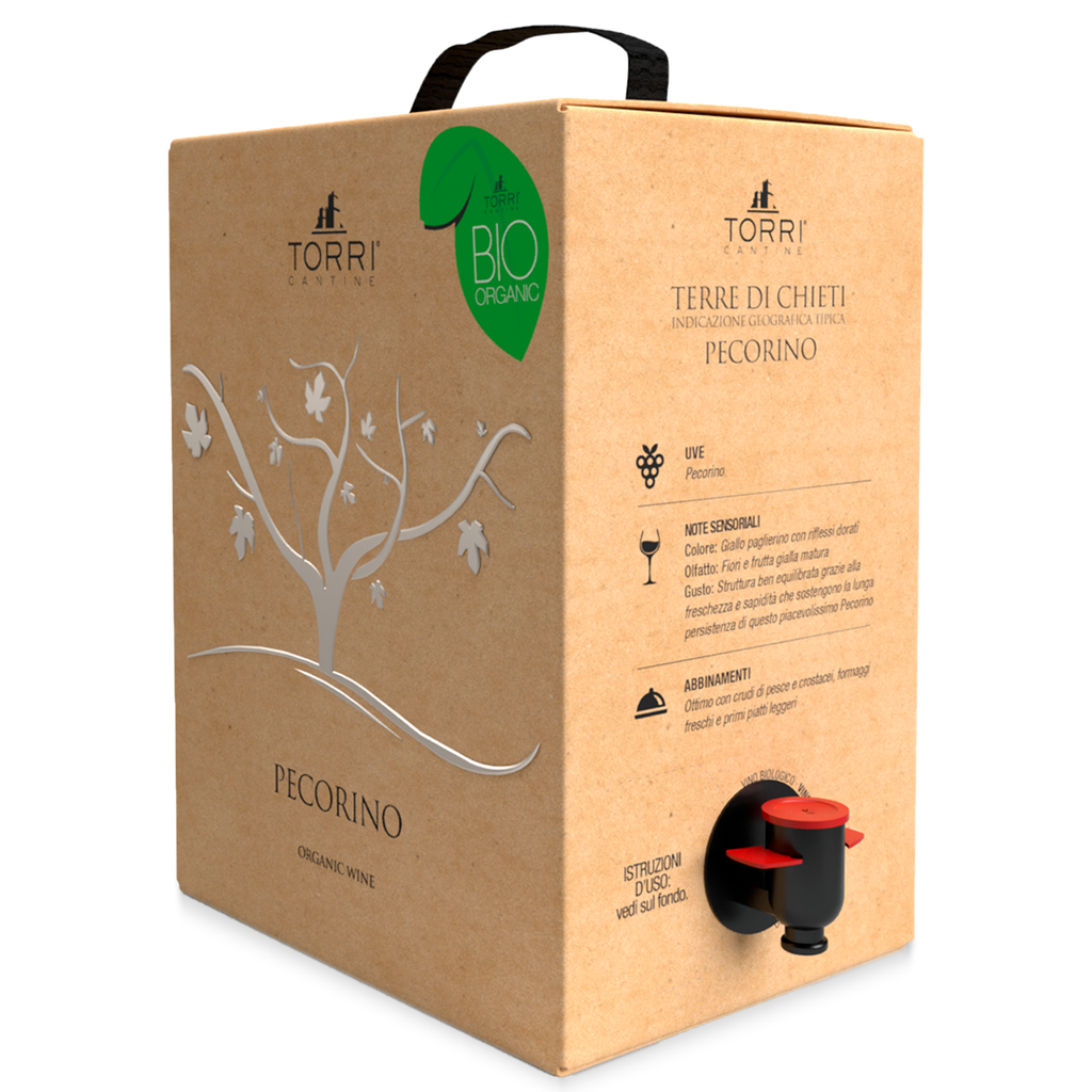 Pecorino im 5 Liter Weinschlauch. Der Bag in Box Pecorino ist ein wahrer Genuss von Rebenzeit