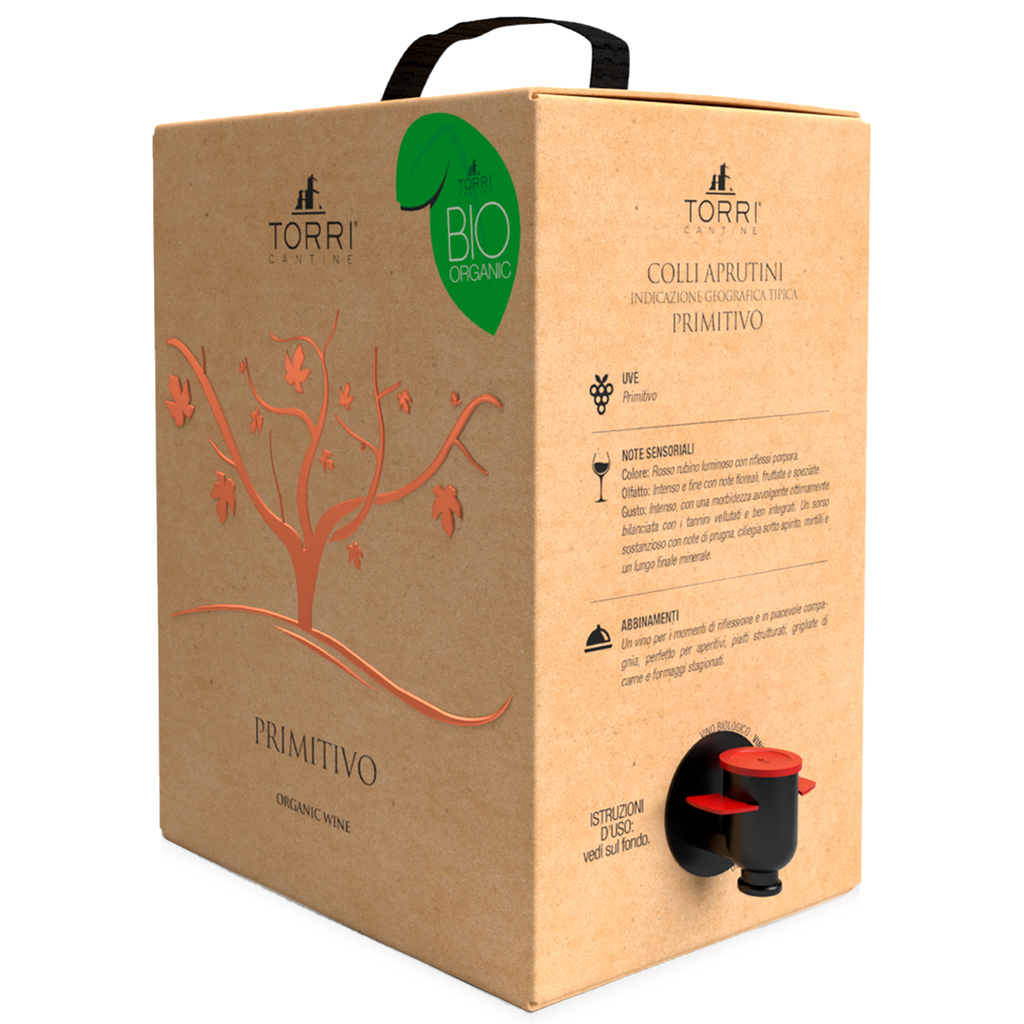 3 Liter Bag in Box Primitivo. Der Primitivo Weinschlauch aus dem Rebenzeit Shop ist von höchster Qualität